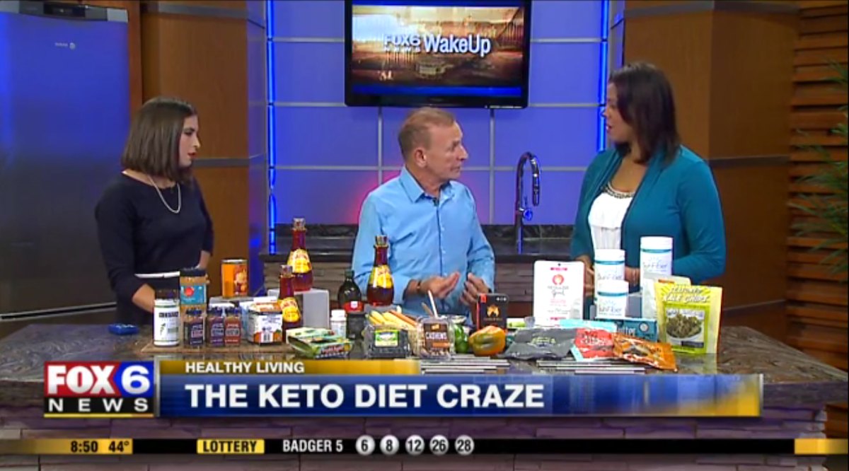 Dr. Jonny Bowden on the Fox 6 news set